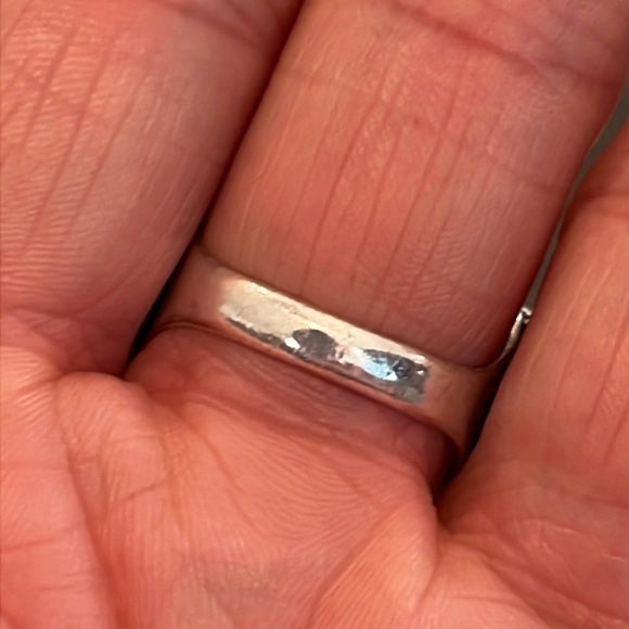 #458 Synthetic Blue Topaz Handcrafted Poison โ ๏ธ Ring ๐ Size 9 NWOT - Picture 5 of 15